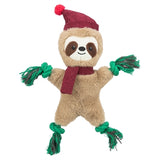 Trixie Weihnachts-Faultier-Plüsch-Zahnseide-Seil