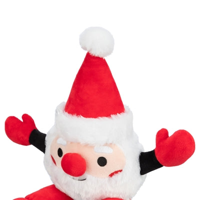Trixie Weihnachtsmann mit langen Beinen aus Plüsch
