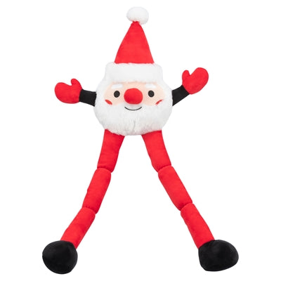 Trixie Weihnachtsmann mit langen Beinen aus Plüsch
