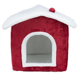 Trixie Xmas Katzenbetthaus rot weiß