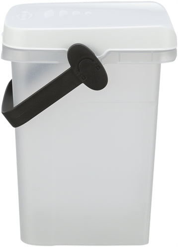 Trixie Voerton luftdicht lockbar Plastik transparent weiß weiß