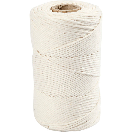 Creativ Company Macrame Cord Off-White, 198m