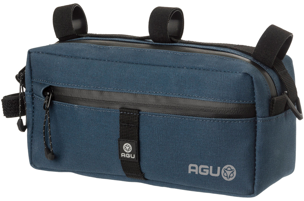 Agu seat-pack venture steel blue canvas steel blauw