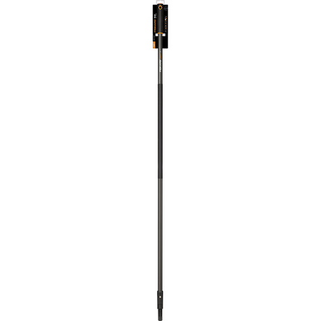 Fiskars televerlengsteel quikfit steel - telescoopsteel - anti slip - grafiet - 145 cm