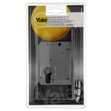 Yale 1061825 - insteek cilindernachtslot 50mmvoorplaat vierkant gelakt omkb | 1 stuks