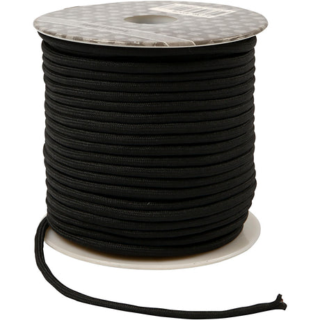 Kreativfirma Polyester Cord Black, 40 m