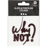 Glas- und Porzellanaufkleber, 1 Stück