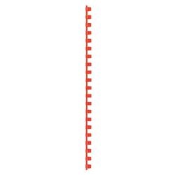 GBC combbind Binderücken rot – A4 – 10 mm – 100 Stück
