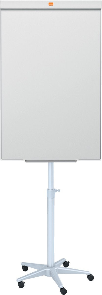 Nobo impression pro Steel mobiles Flipchart – höhenverstellbar – inklusive Marker – weiß