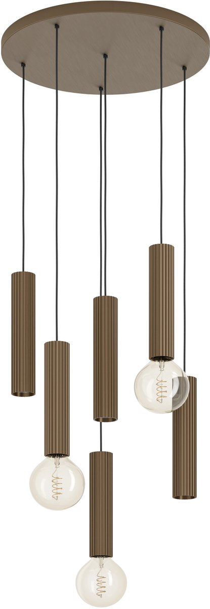 Eglo fariolo hanglamp - e27 - gu10 - ø 48 cm - brons