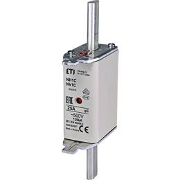 Eti Flachsicherung 25a – 500 V DIN NH1 gg | 3 Stück