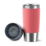 Tefal Reisebecher Easytwist Isolierbecher 0,36l korallenrot