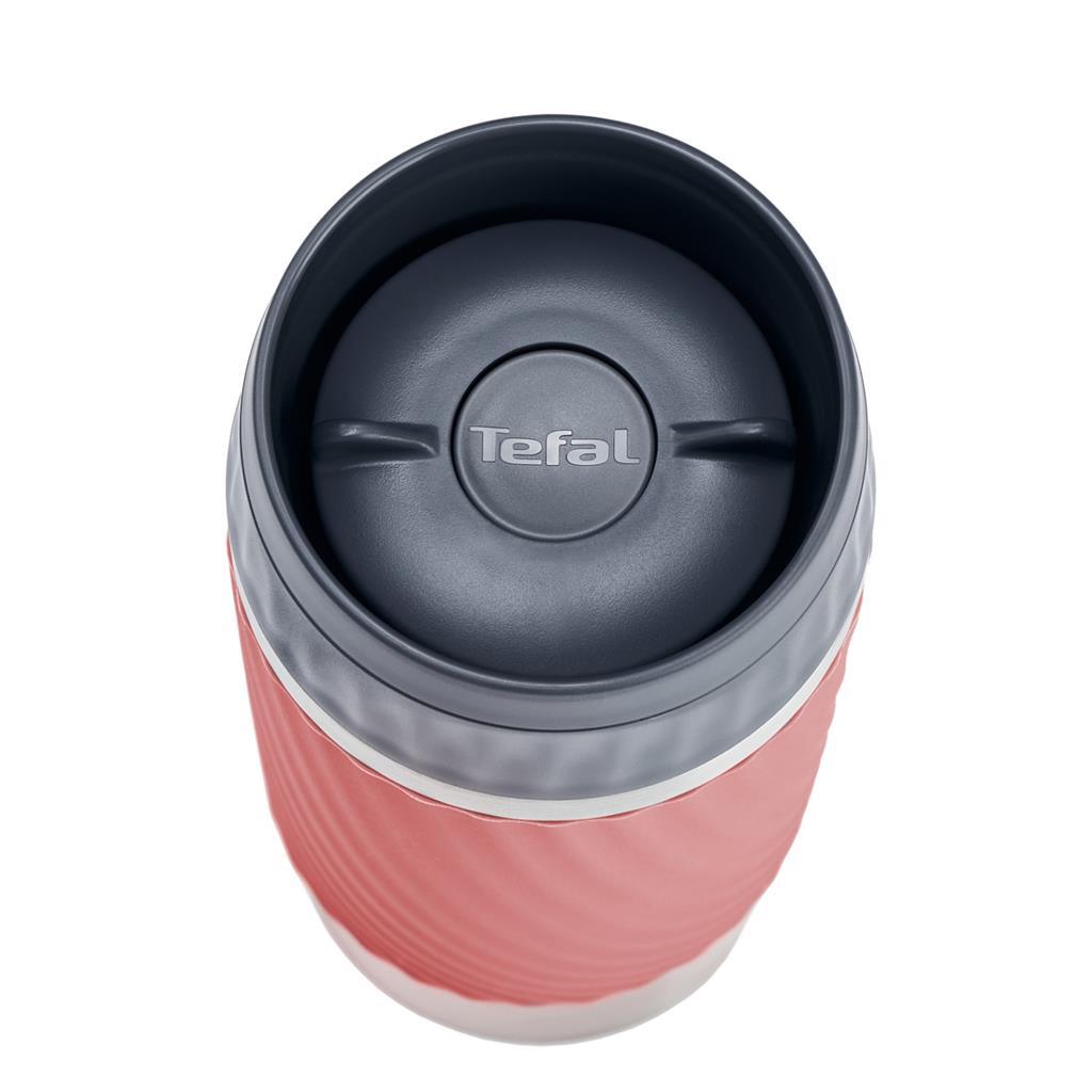 Tefal Reisebecher Easytwist Isolierbecher 0,36l korallenrot