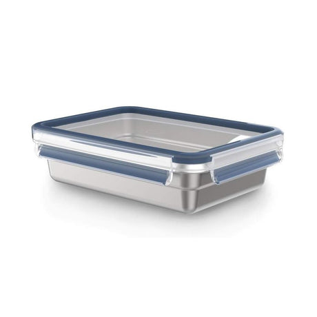 Tefal Frischhaltebehälter Edelstahl Master Seal Rechteck 1,2 l