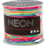 Creativ Company Makrameeschnur, Stärke 1 mm, Neonfarben, 28 m 1 Rolle