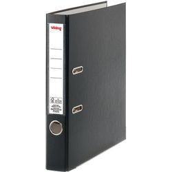 Ordner viking a4 karton, pp (polypropeen) zwart staand 2-rings 1 stuk