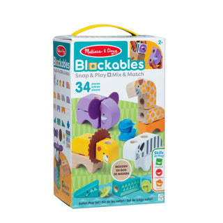 Melissa Doug Blockables Safari-Spielset (34 Teile)