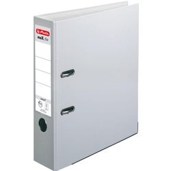 Ordner Herlitz Max.File Protect A4 80 mm grau 2-Ring 1 Stück