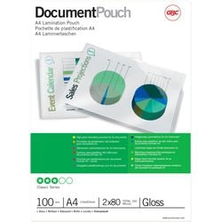 GBC Laminierfolien dokumentieren transparent 100 Stück