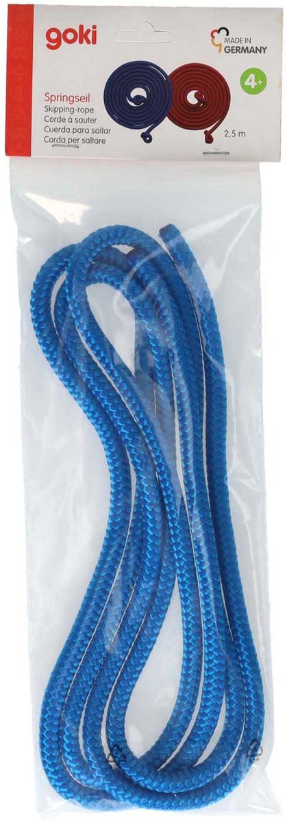Goki Springseil, blau. 250 cm. 4+