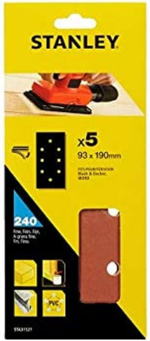Stanley papier 93x190mm mix 5szt. 8 klittenbandgaten
