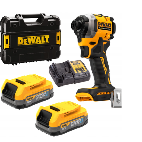 Dewalt dcf860e2t 18v xr bürstenloser Akku-Schlagschrauber | 1,7 Ah Power Stack im Tstak-Gehäuse – dcf860e2t-qw