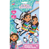 Kreative Bastelgruppe Kratzmagnete Gabby's Dollhouse, 12d;g.