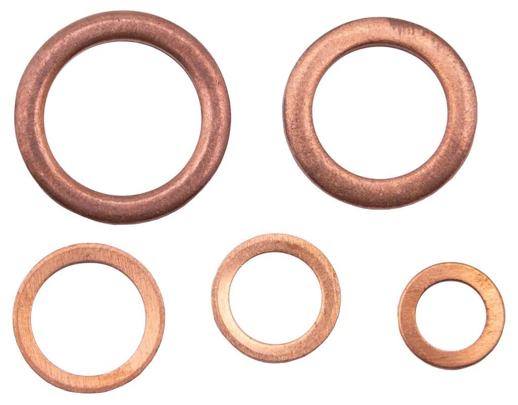 Dresselhaus Dichtring Dichtring Kupfer SB-Mix im 5er Pack. in einer Blase