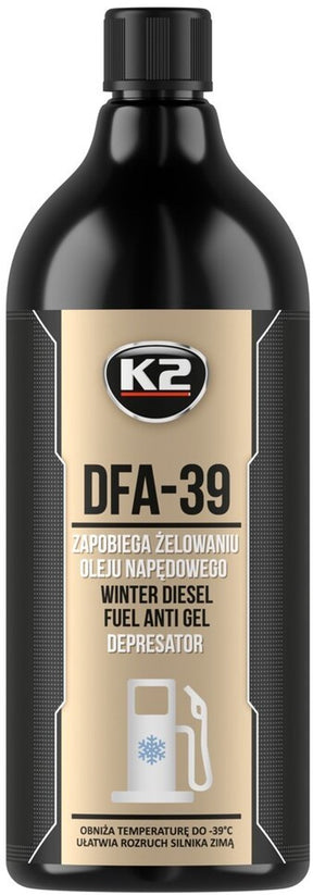K2 dfa-39 – 1 l – Kraftstoffzusatz – Diesel-Frostschutzmittel – Diesel-Antikoagulans