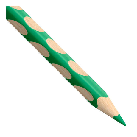 Stabilo easycolors Linkshänder-Buntstift – deckendes Grün