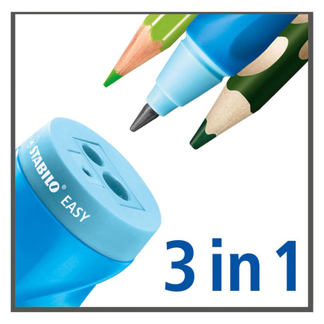 Stabilo EasySharpener - 3 in 1 Bleistift schärfer - links - Pink