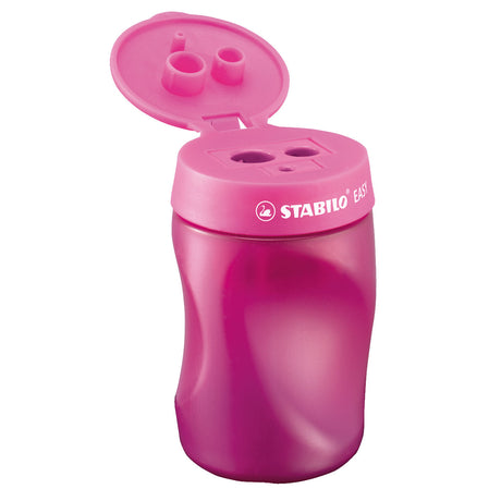 Stabilo EasySharpener - 3 in 1 Bleistift schärfer - links - Pink