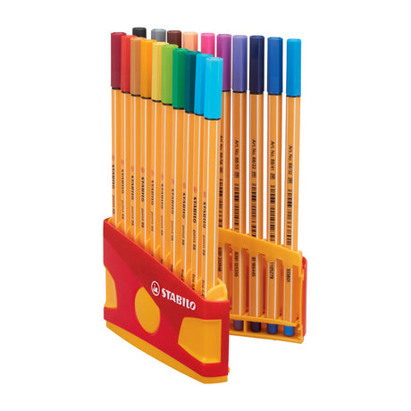 Stabilo point 88 – Fineliner – Colorparade – Set mit 20 Stück