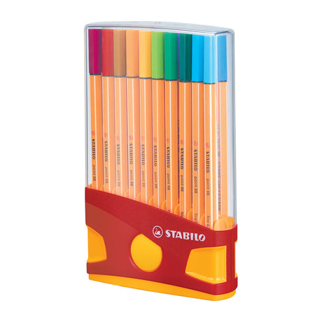 Stabilo point 88 – Fineliner – Colorparade – Set mit 20 Stück
