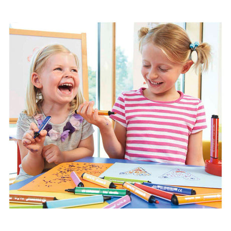 Stabilo Trio Scribbi - Filz -Tip -Stift mit Einweichenpunkt - Blau