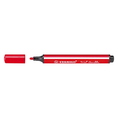 Stabilo Trio Scribbi - Filz -Tip -Stift mit ausgeliefertem Punkt - Rot
