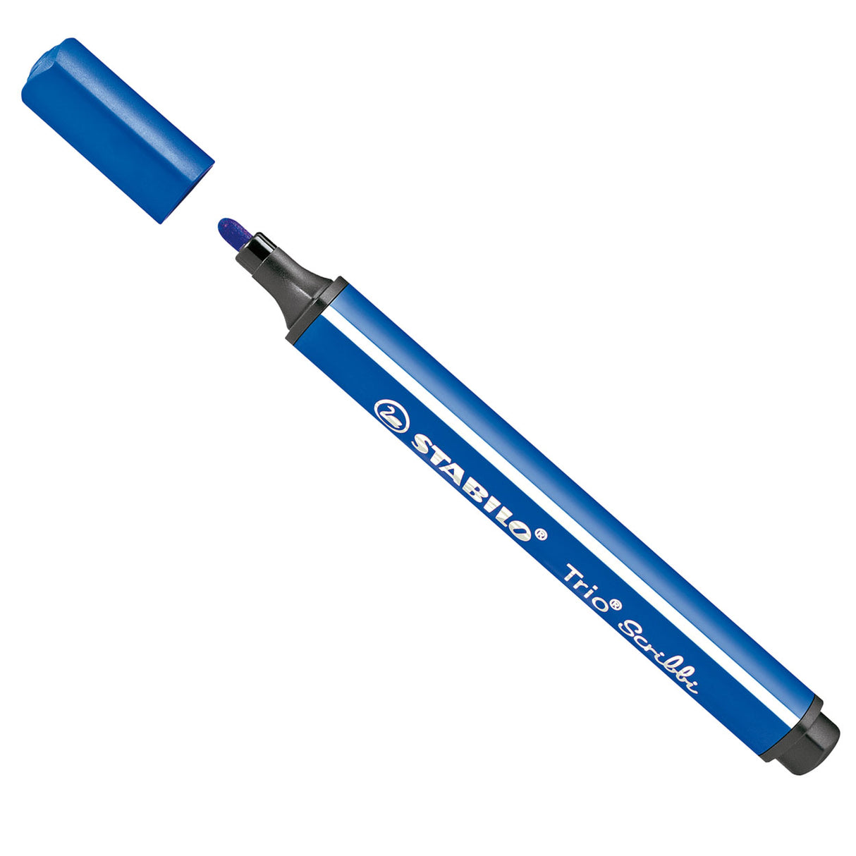 Stabilo Trio Scribbi - Filz -Tip -Stift mit Einweichenpunkt - Blau