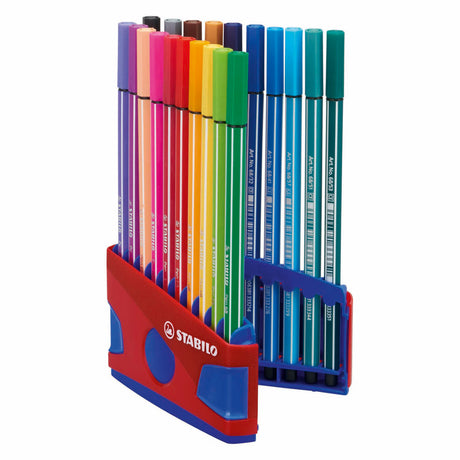 Stabilo Pen 68 - Filzstift - Colorparade - Set à 20 Stück - Rot