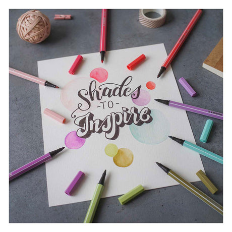 Stabilo Pen 68 - Filzstift - Colorparade - Set à 20 Stück - Rot