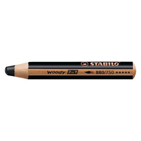 Stabilo Woody 3 in 1 – Multitalent-Buntstift – Schwarz