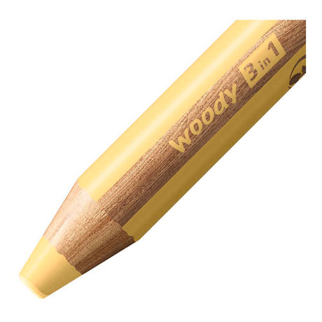 Stabilo Woody 3 in 1 – Multitalent-Buntstift – Pastellgelb