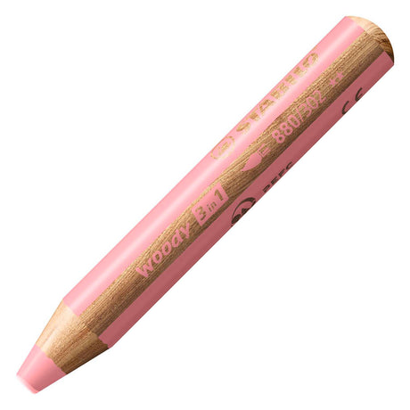 Stabilo Woody 3 in 1 – Multitalent-Buntstift – Pastellrosa
