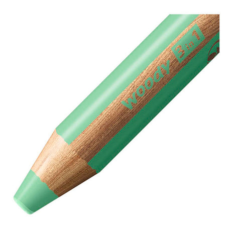 Stabilo Woody 3 in 1 – Multitalent-Buntstift – Pastellgrün