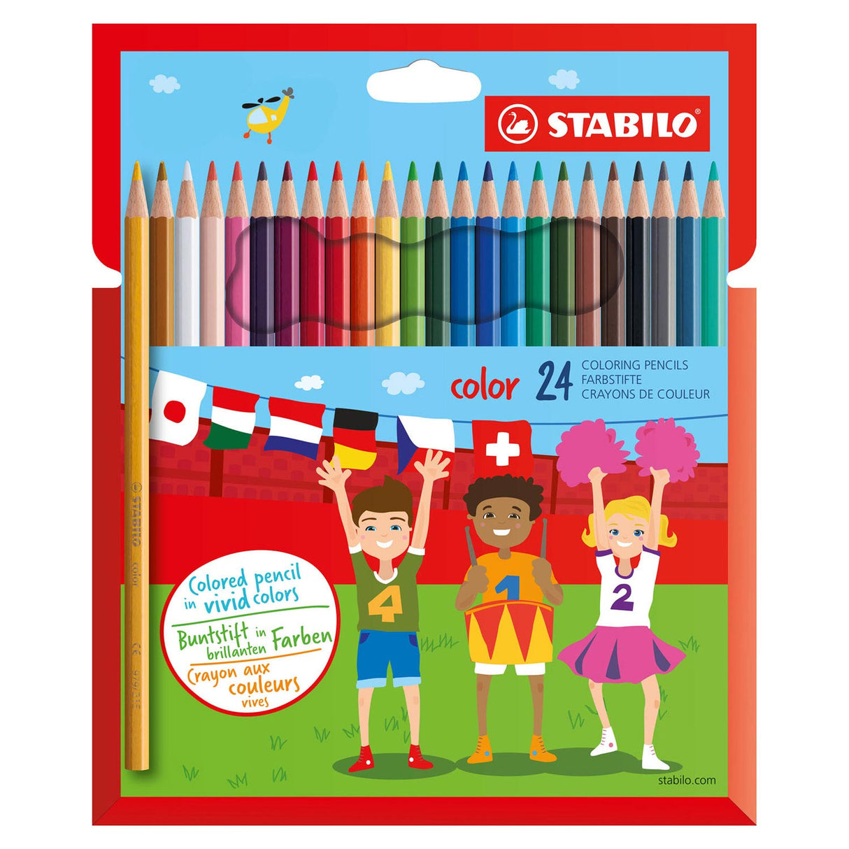 Stabilo Color - Buntstift - Set mit 24 Teilen
