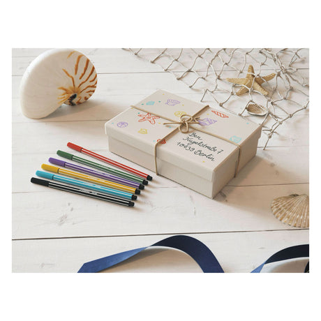 Stabilo Pen 68 - Filzstift - fluoreszierendes Blau (68 031)