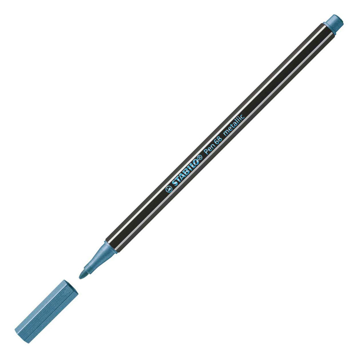 Stabilo Pen 68 Metallic - Filzstift - Blau (68 841)