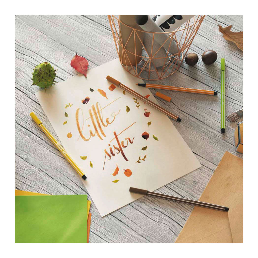 Stabilo Stift 68 - Filzstift - Zitronengelb (68 24)