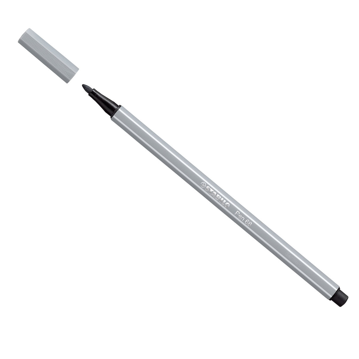 Stabilo Pen 68 - Filzstift - Mittelkaltgrau (68 95)