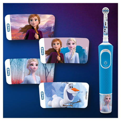 Oral-B Kids Disney Frozen 2 elektrische Zahnbürste blau weiß