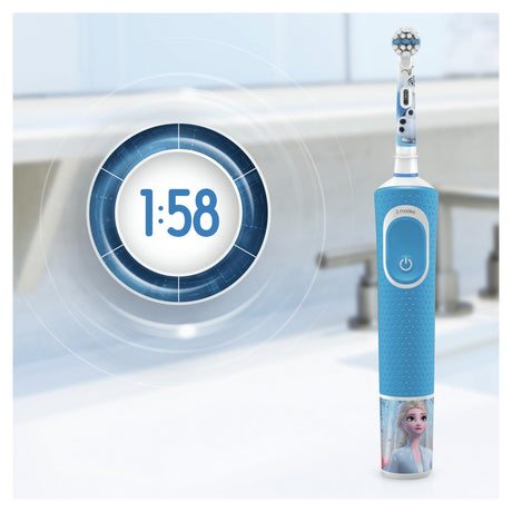 Oral-B Kids Disney Frozen 2 elektrische Zahnbürste blau weiß